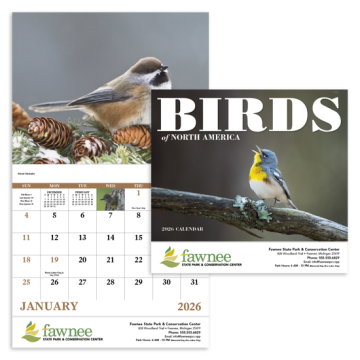 Birds of North America Appointment Wall Calendar - Stapled